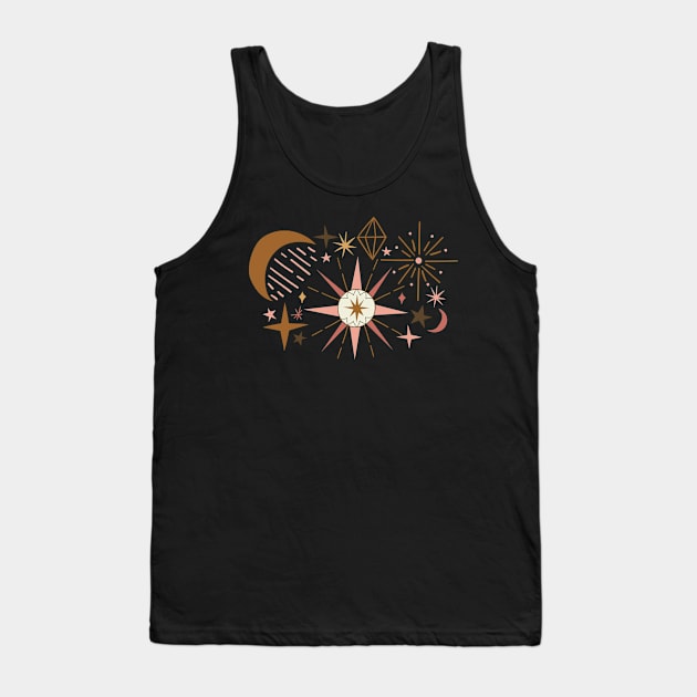 Magic Moon Tank Top by Anna Deegan